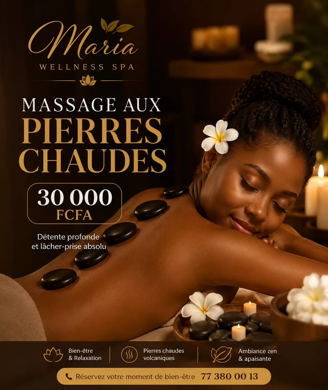 Massage aux pierres chaudes - Mermoz (Dakar)
