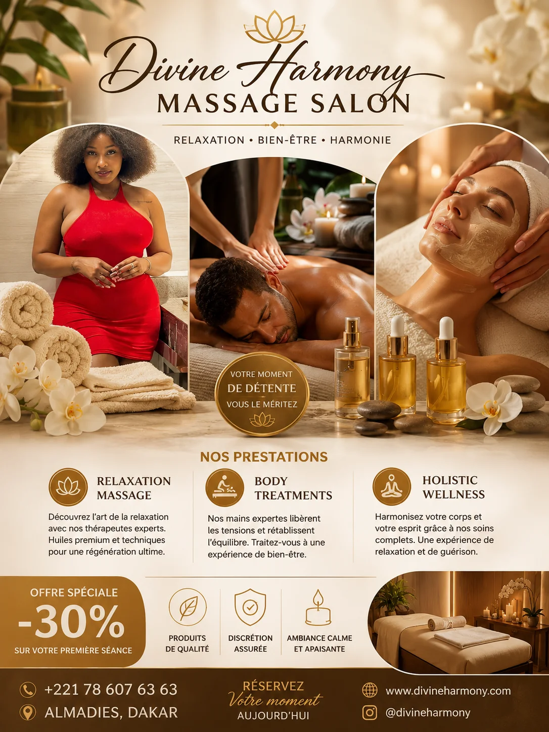 Massage Doux aux Almadies – Divine Harmony - Almadies (Dakar)