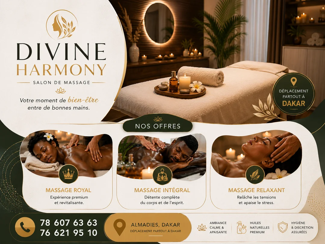 Massage Doux aux Almadies – Divine Harmony