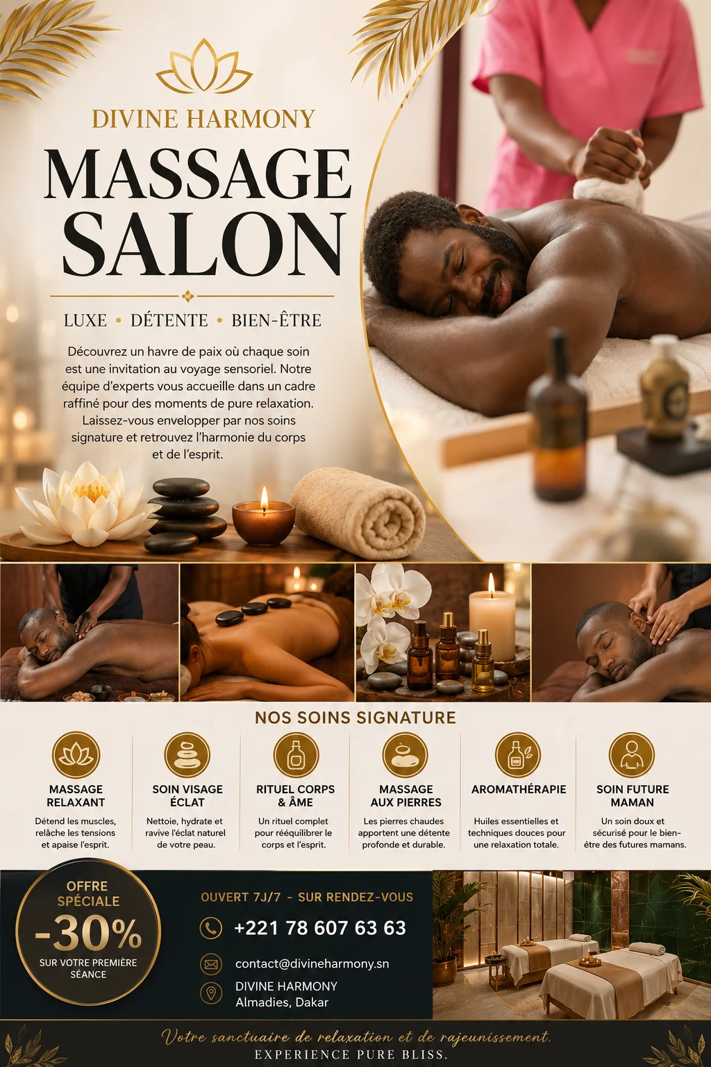 Massage sensuel intégral pour une relaxation absolue - Almadies (Dakar)