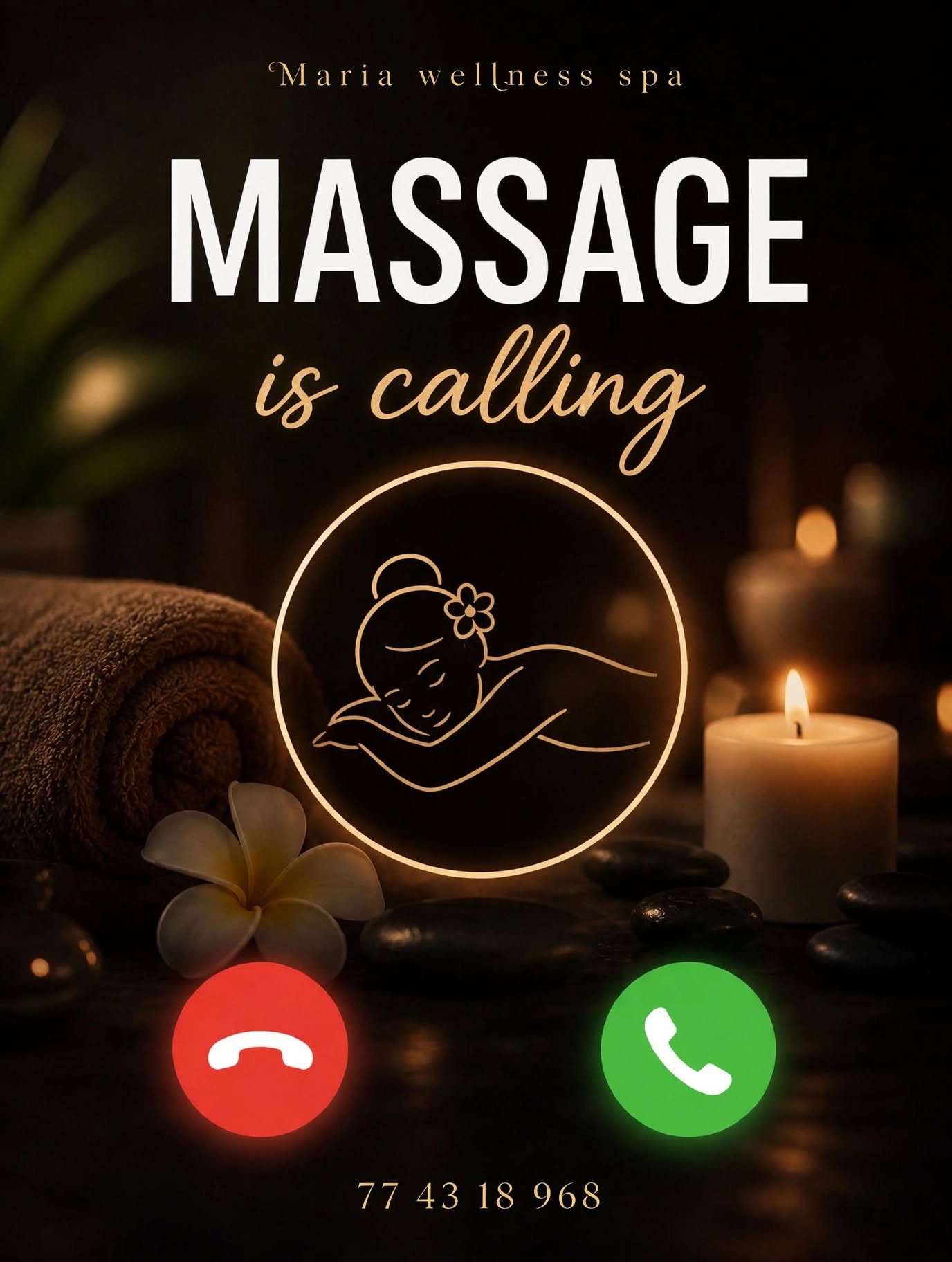 Massage aux pierres chaudes