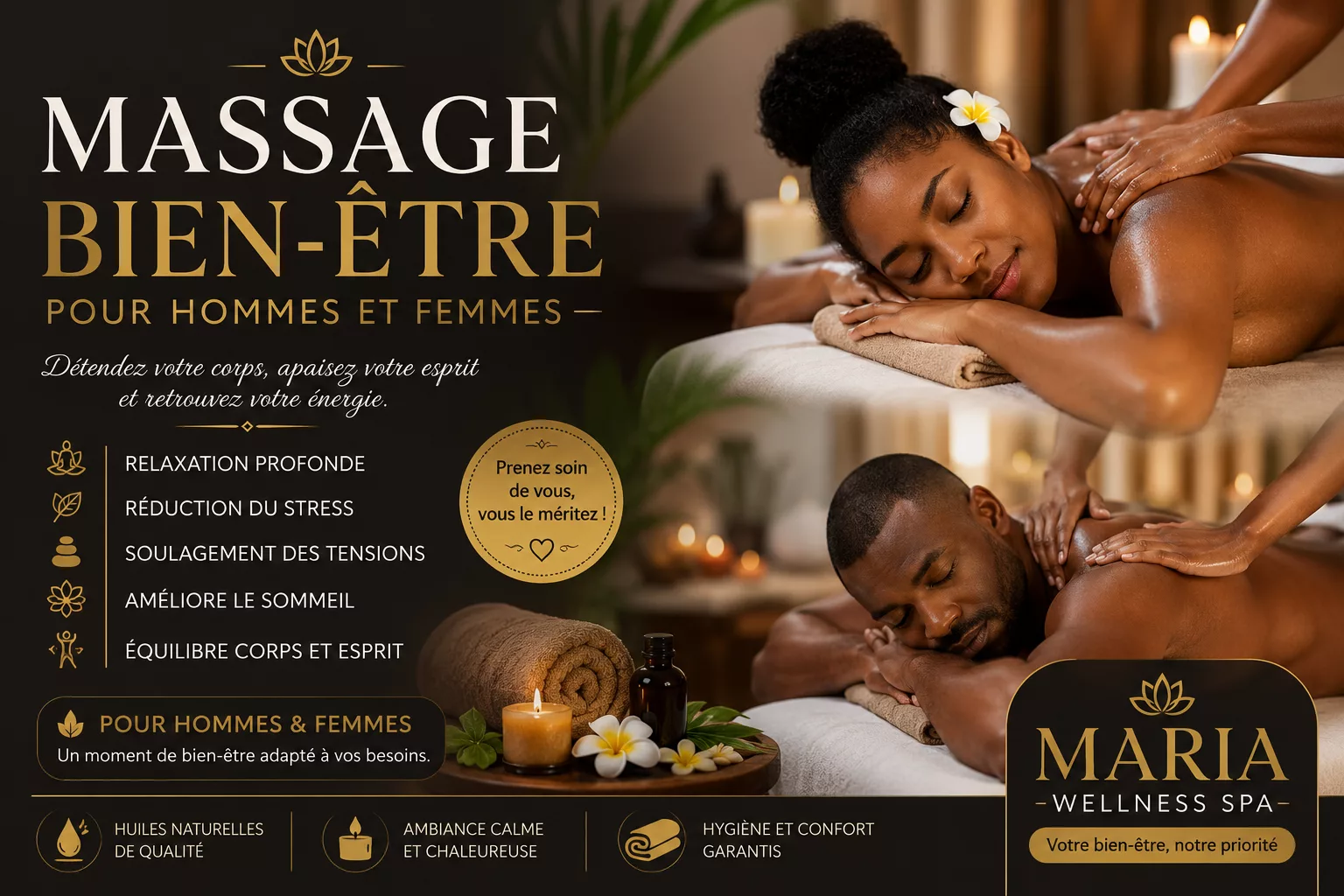 Massage et bien-être chez Maria Wellness Spa