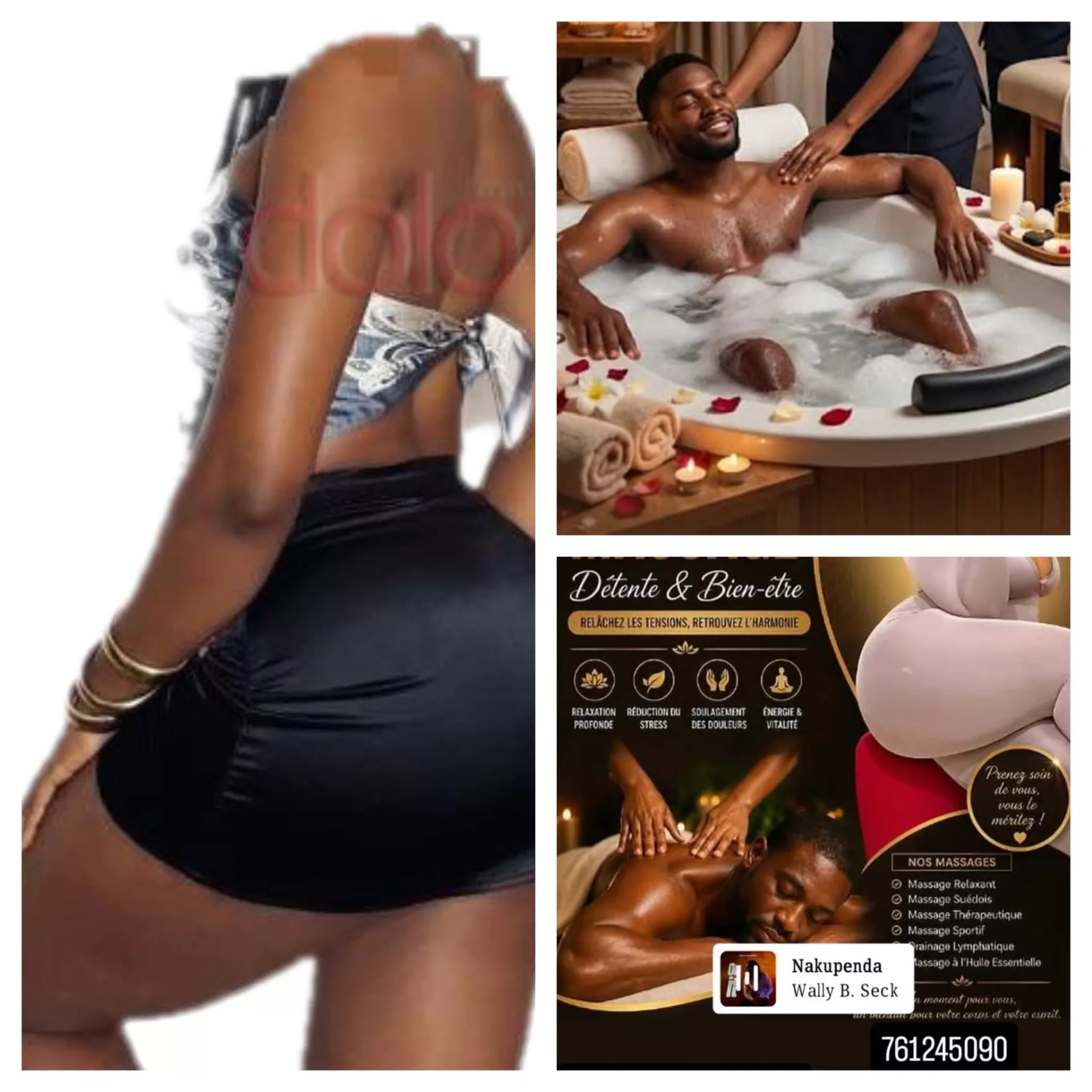 Massage relaxant aux huiles essentielles - Yoff (Dakar)