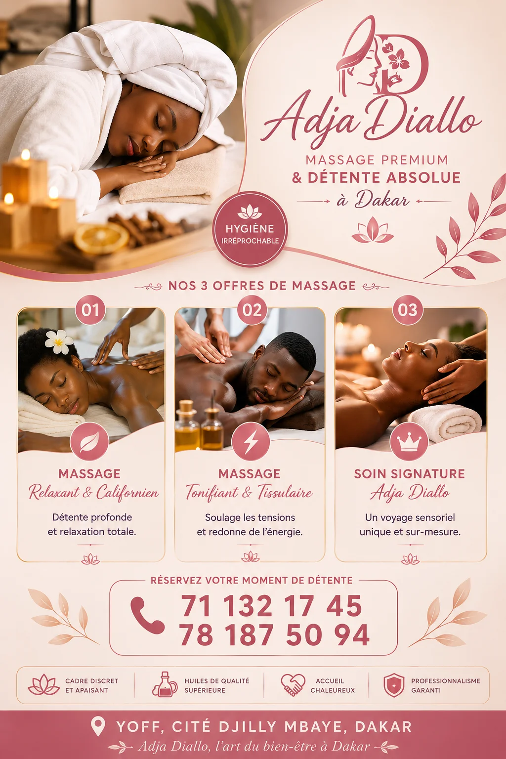 Adja Diallo massage & Bien-être Yoff